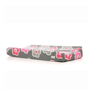 Glenna Jean Addison Changing Pad Cover Grey/Pink